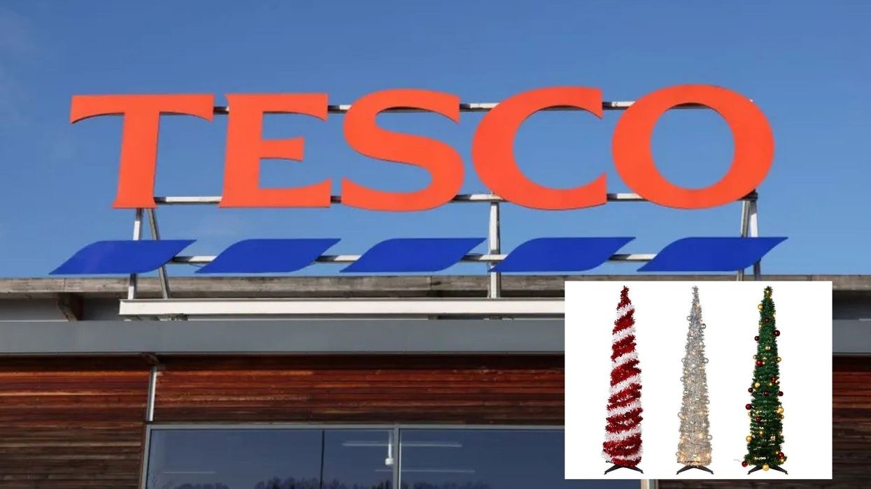 Tesco releases their pop-up Christmas trees