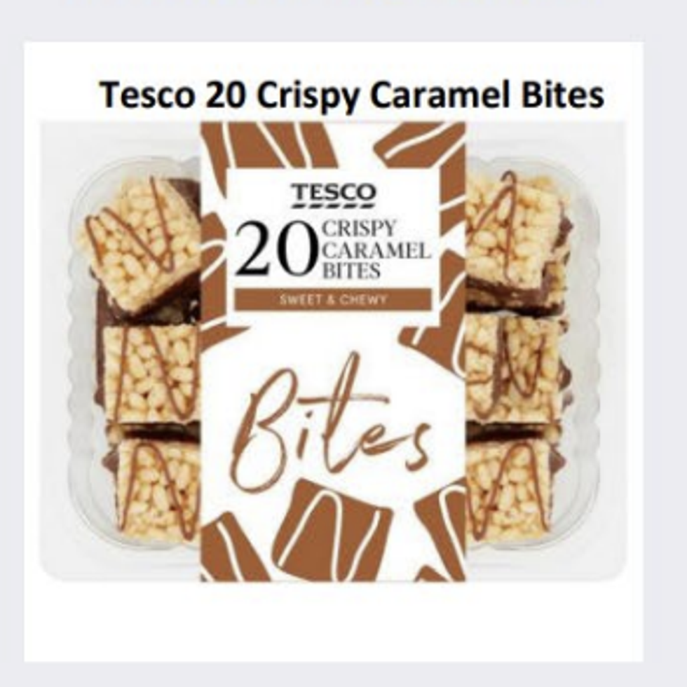 Tesco's 20 Crispy Caramel Bites