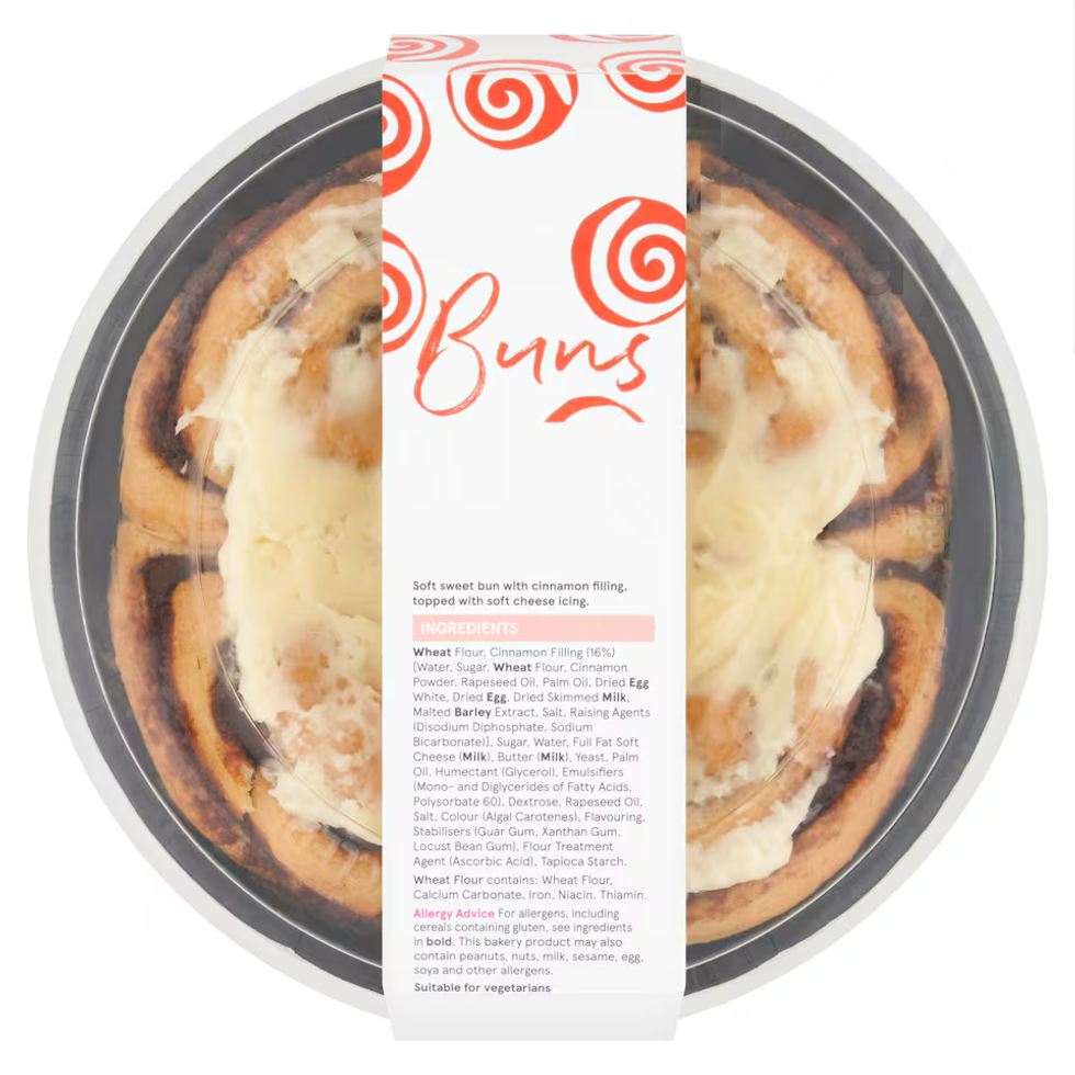 Tesco's Cinnamon Tear & Share Bun