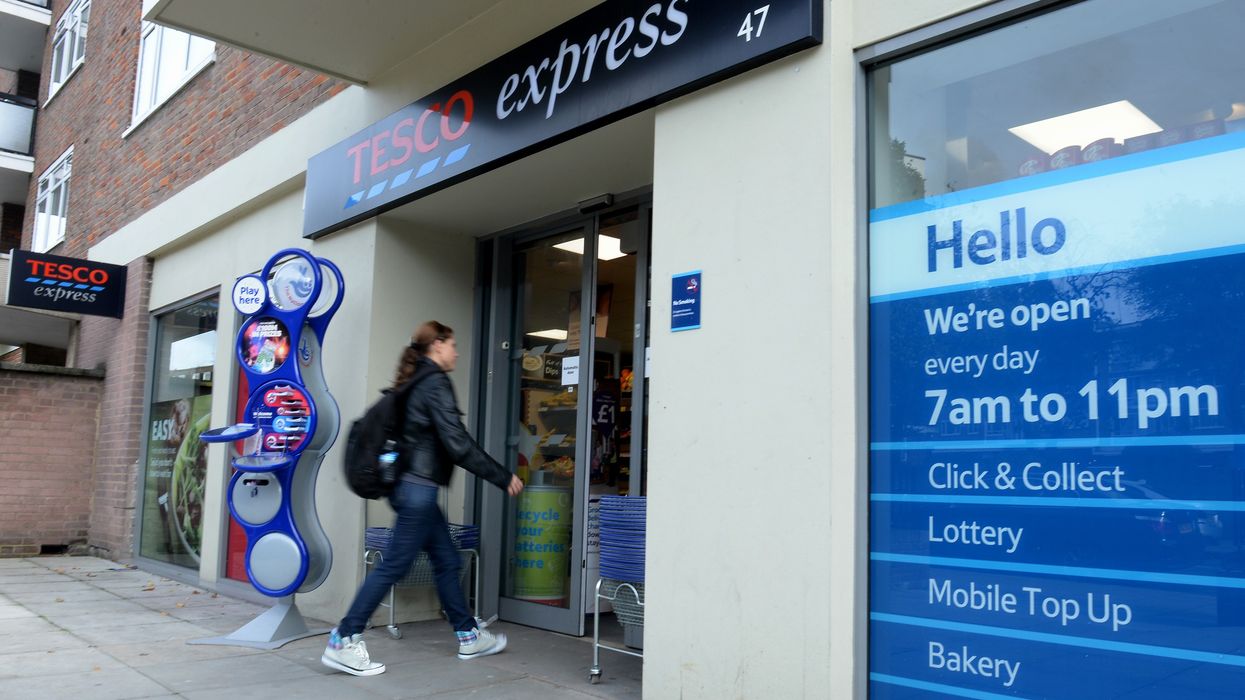 Tesco's Express on Belsize Road, in Swiss Cottage, north-west London
