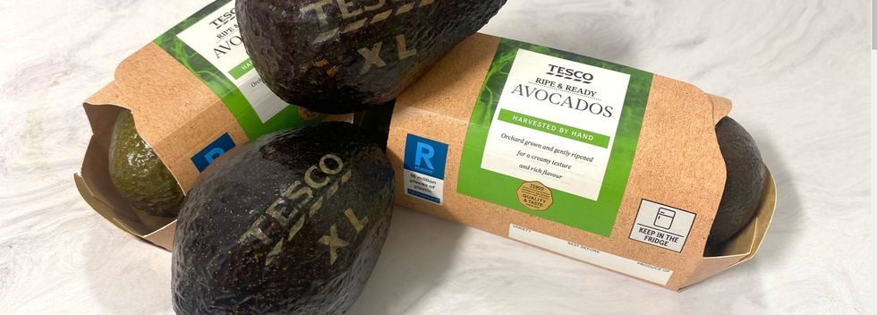 Tesco's new avocado packaging