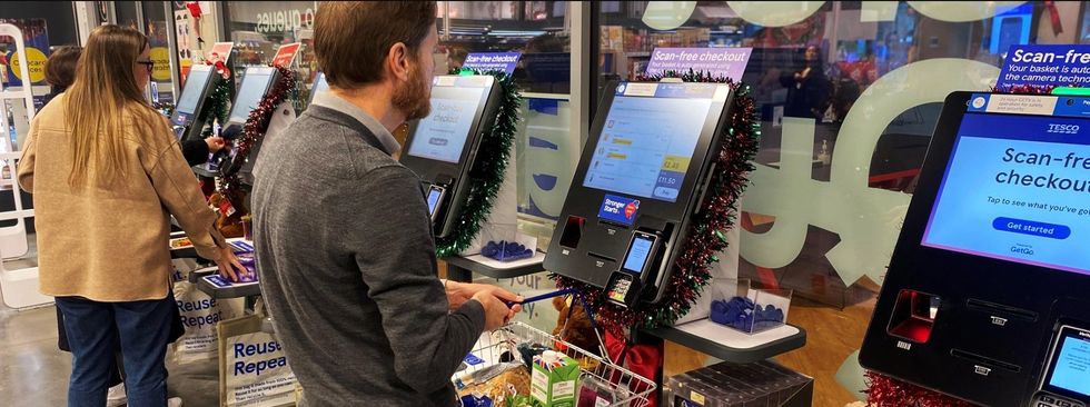 Tesco self checkout