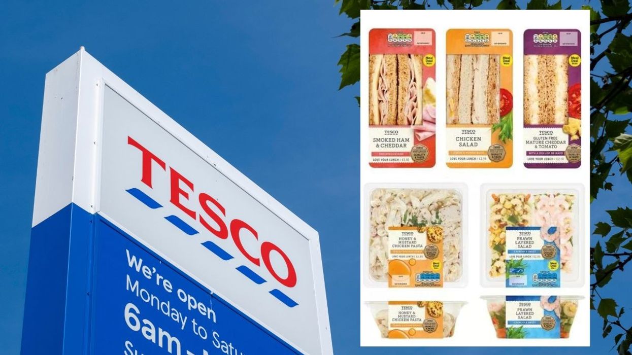 Tesco shop sign exterior