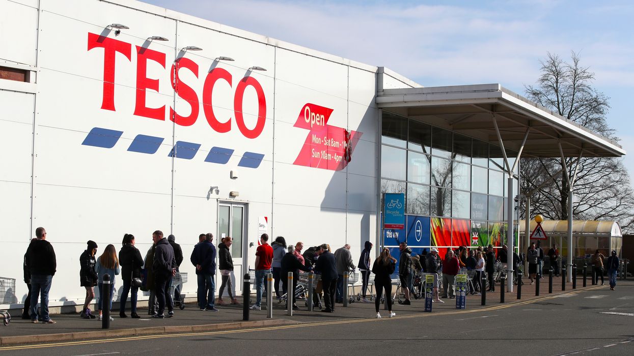 Tesco shoppers