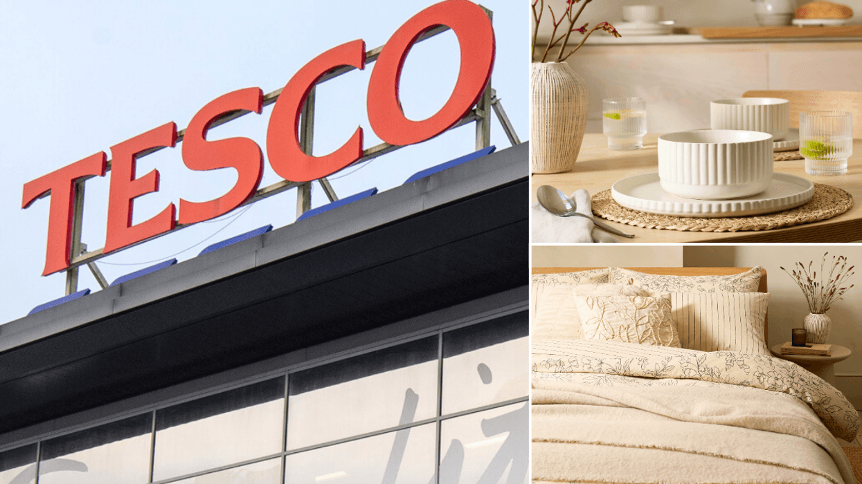 Tesco sign / homeware items