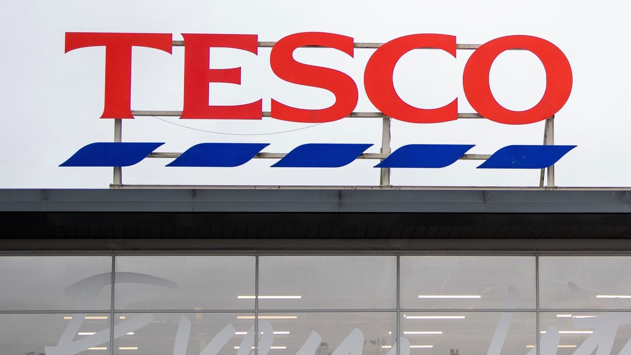 Tesco sign outside store