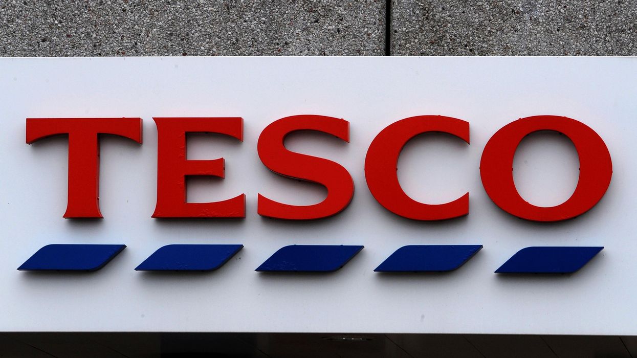 Tesco store sign