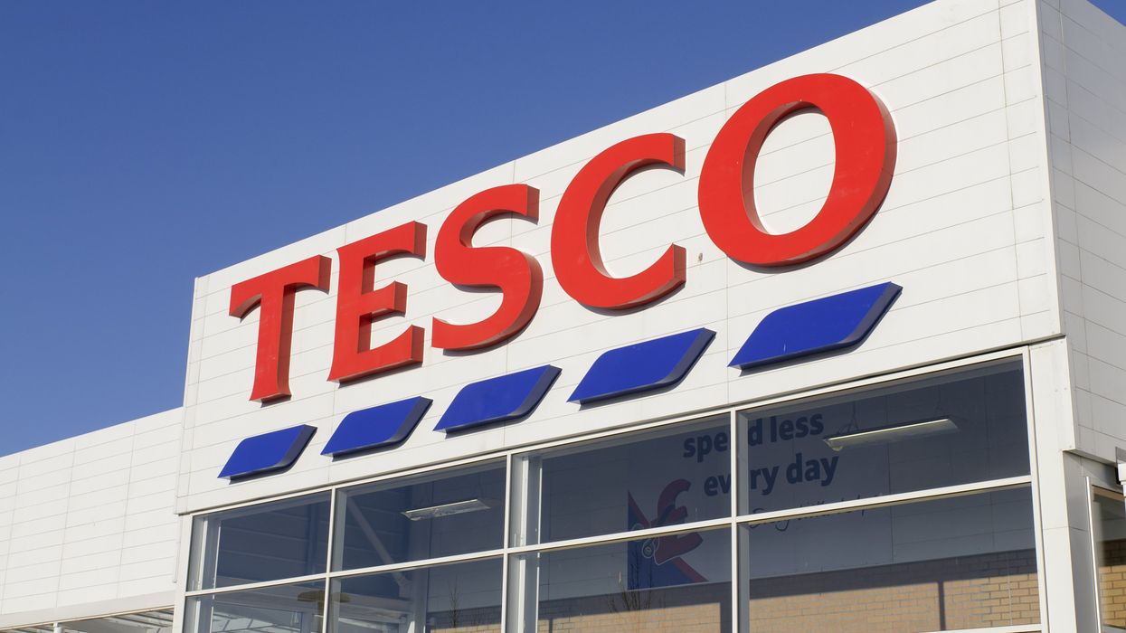 Tesco store sign