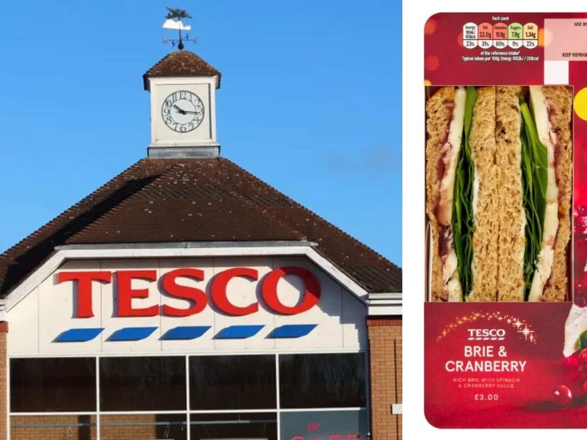 Tesco / Tesco Brie & Cranberry