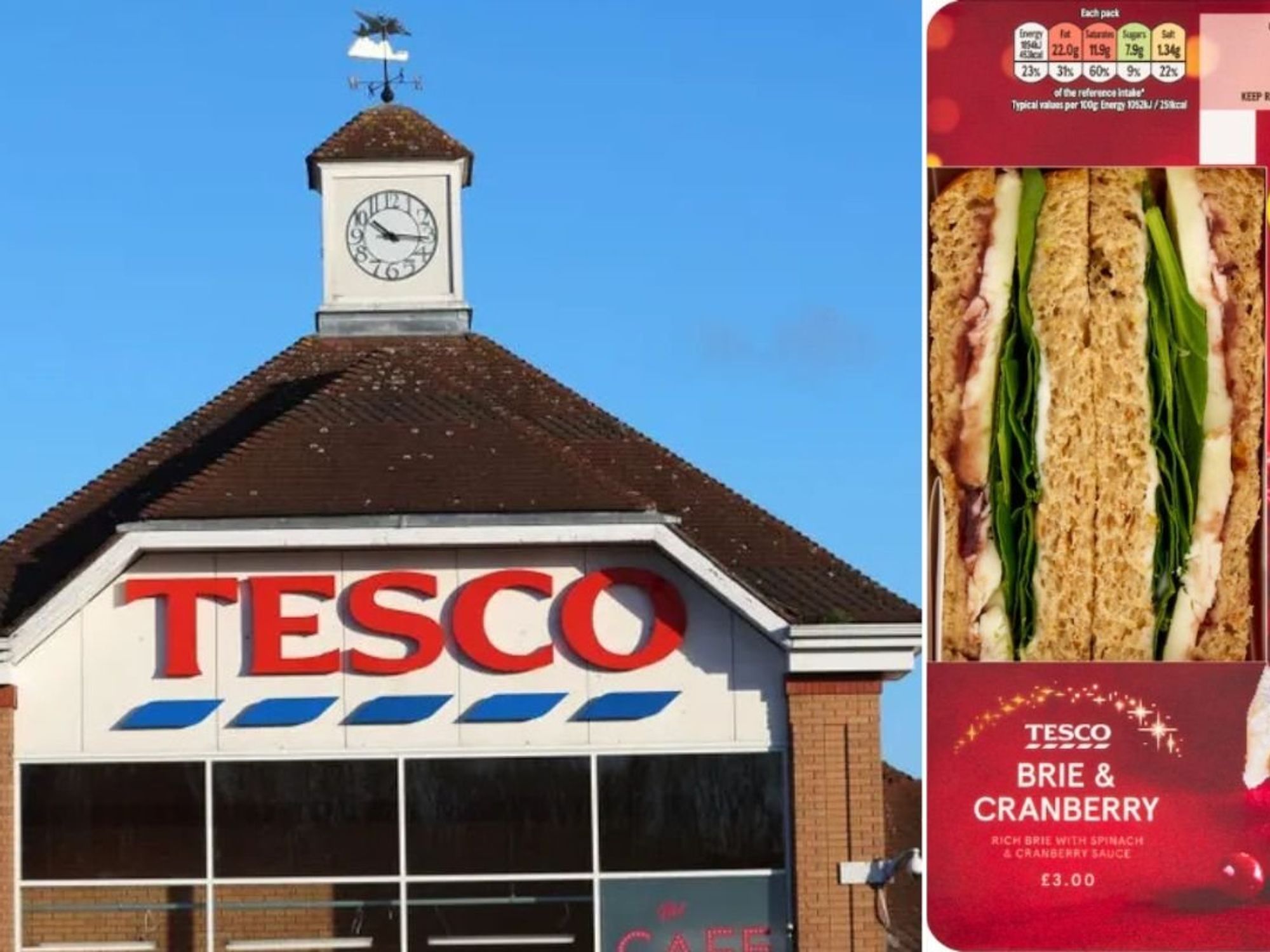 Tesco / Tesco Brie & Cranberry