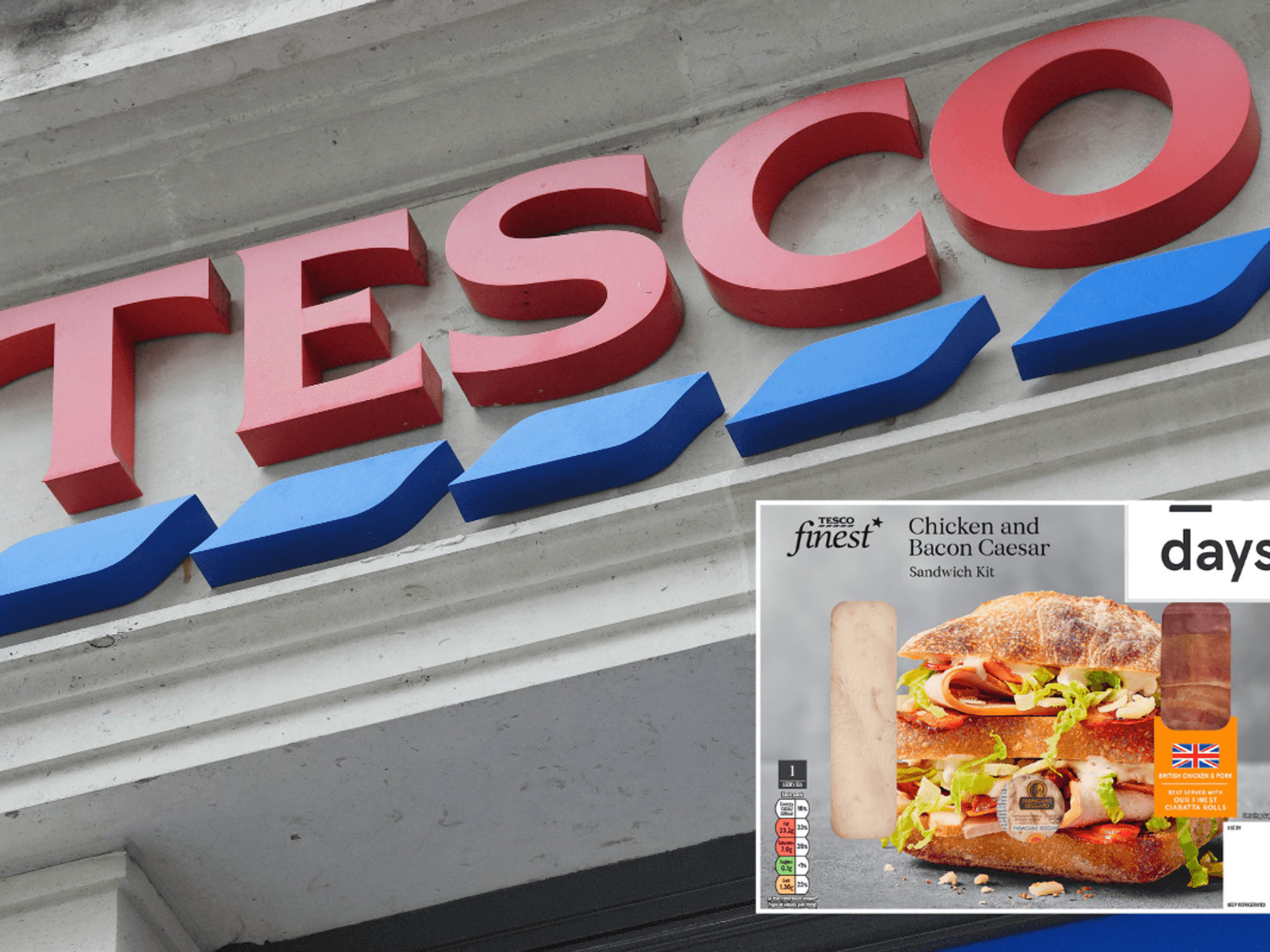 Tesco / Tesco Chicken and Bacon Caesar kit