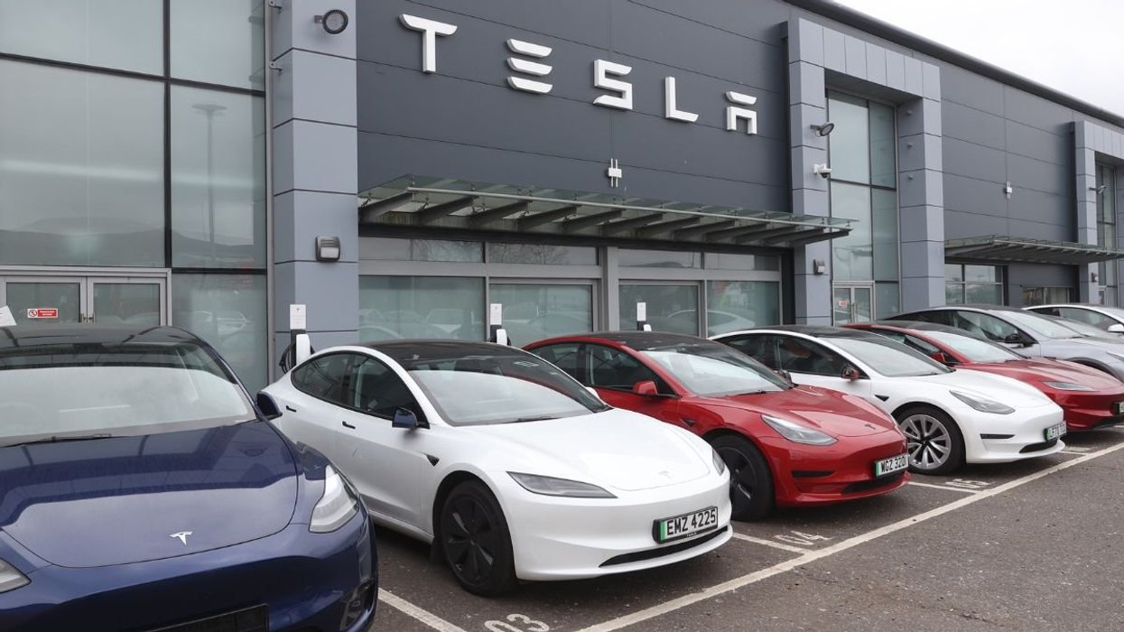Tesla dealership in Ireland