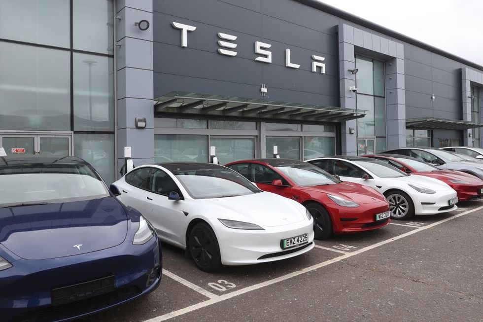 Tesla dealership in Ireland
