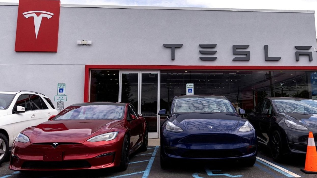 Tesla dealership in the United States