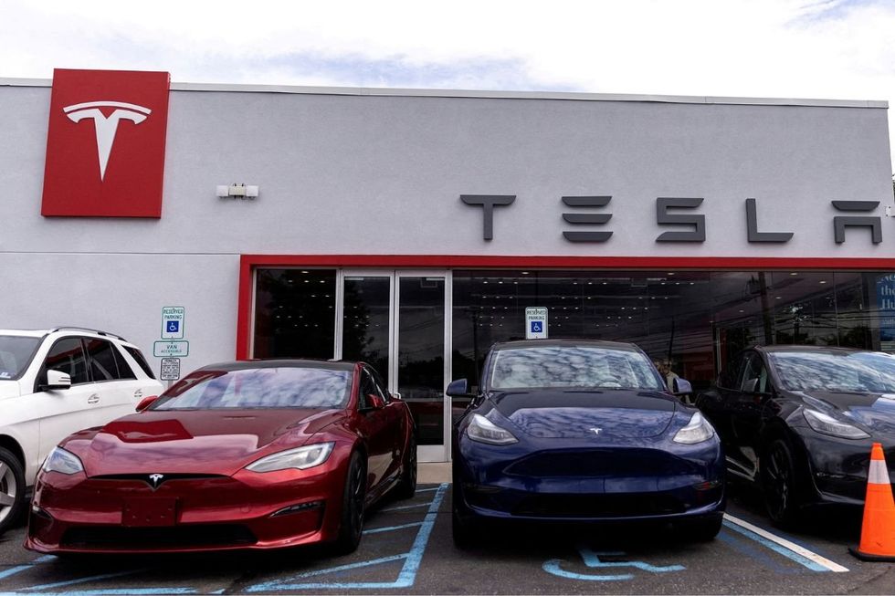 Tesla dealership in the United States