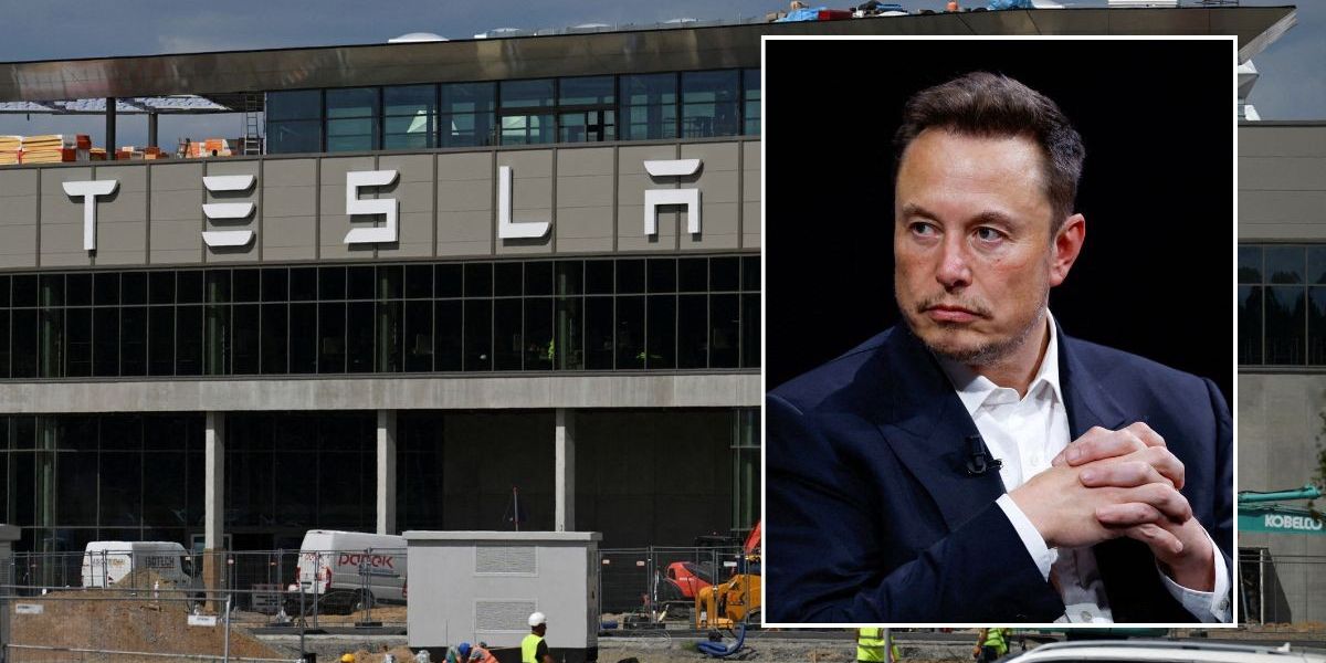 NextImg:Tesla electric car factory evacuated after fire in 'battery pack production area'