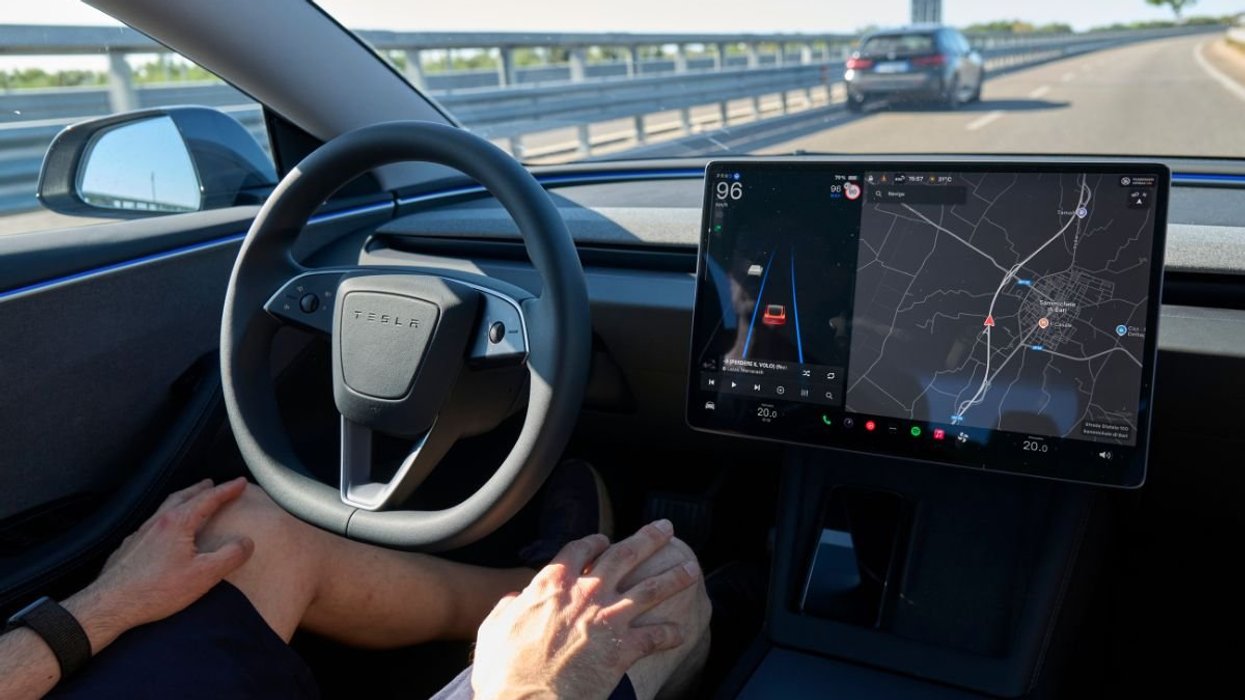 Tesla self-driving car
