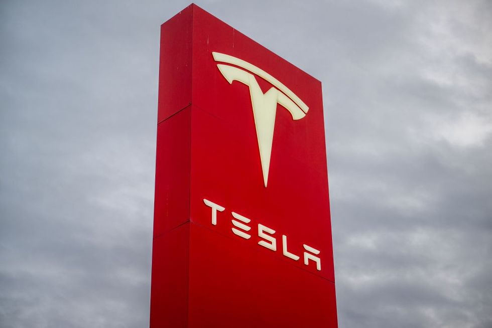 Tesla sign