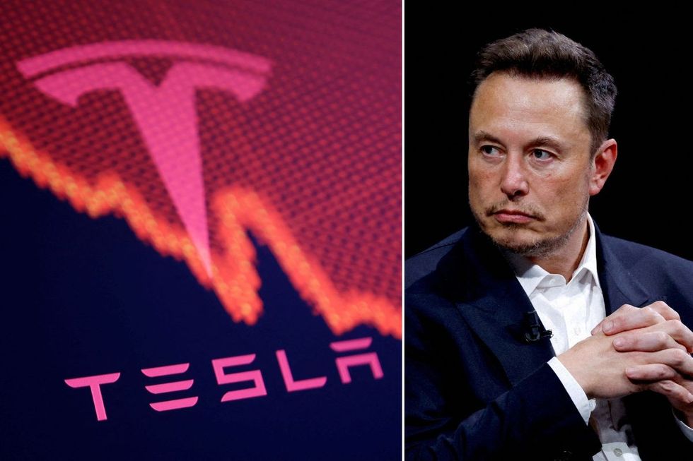 Tesla stock falling and Elon Musk