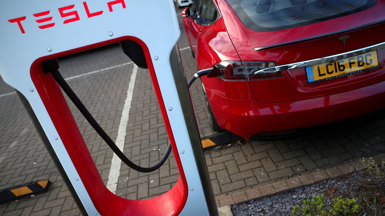 Tesla Supercharger in the UK