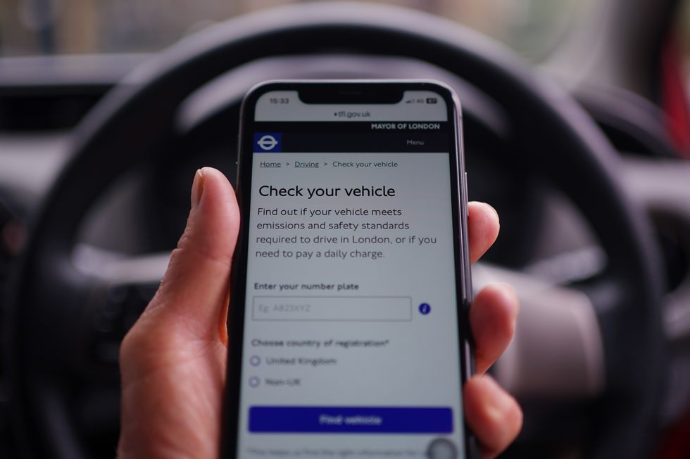 TfL vehicle checker