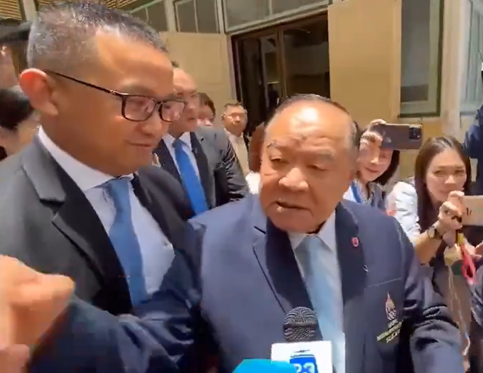 Thai MP slaps reporter in face TWICE as he refuses to answer simple question