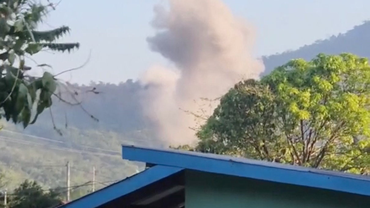 Thailand air strikes Cambodia