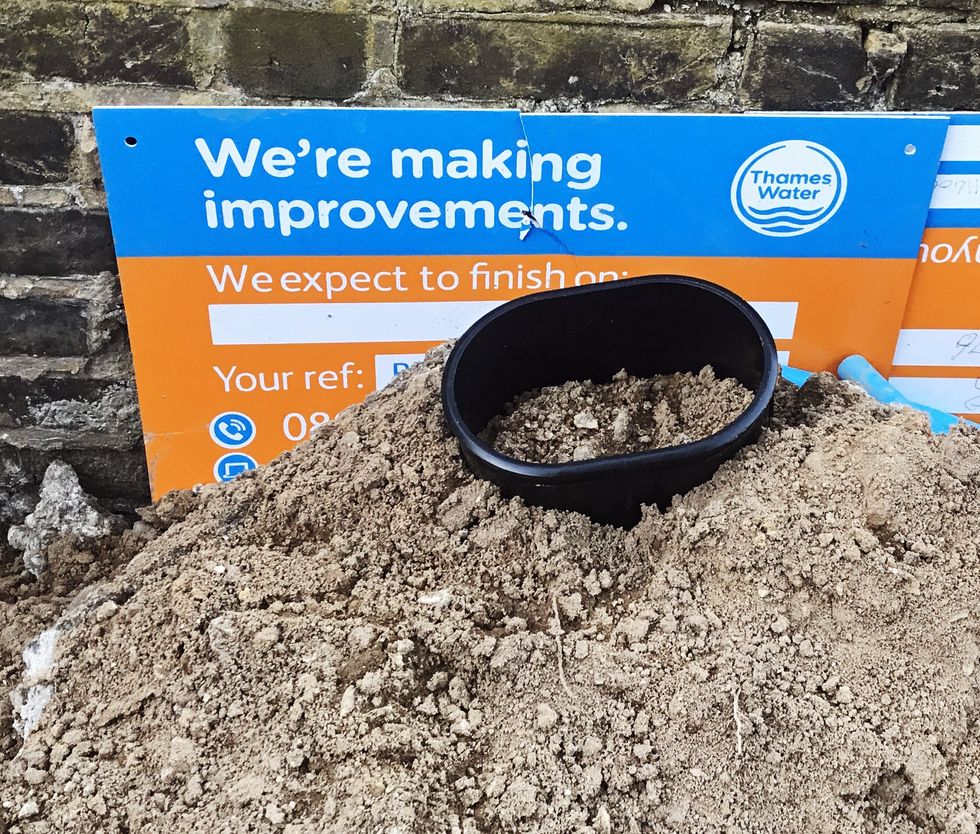 Thames Water roadworks