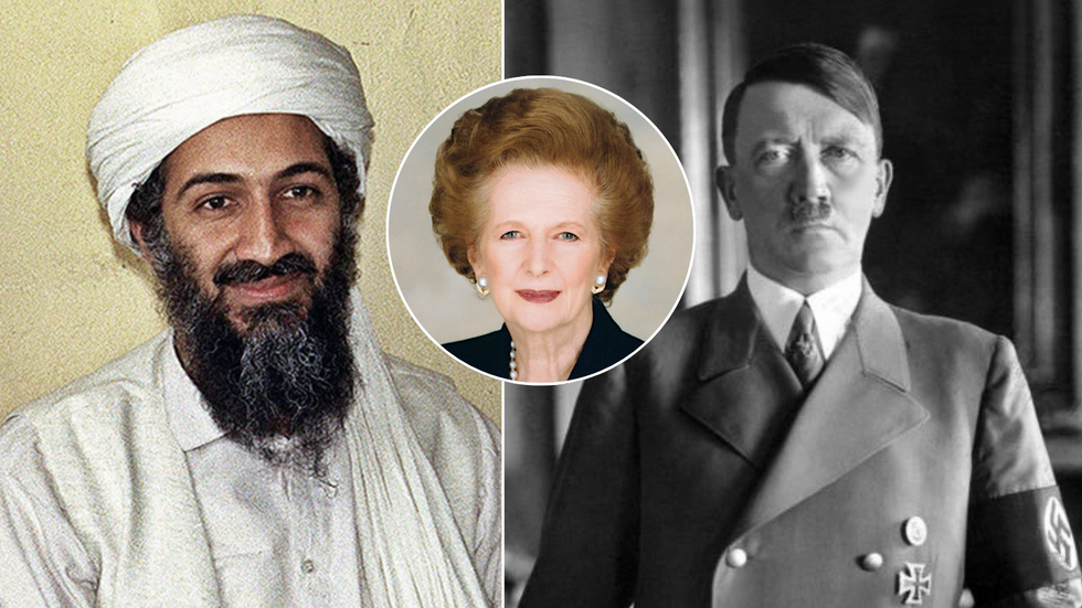 Thatcher/Bin Laden/Hitler