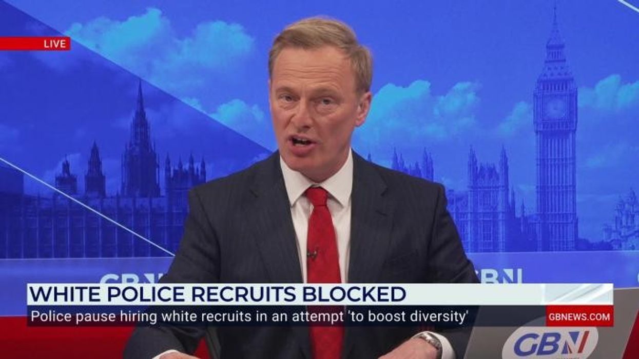 ‘That’s racist!’ GB News star Martin Daubney tears into ex-officer in row over police force’s ‘anti-white’ policy