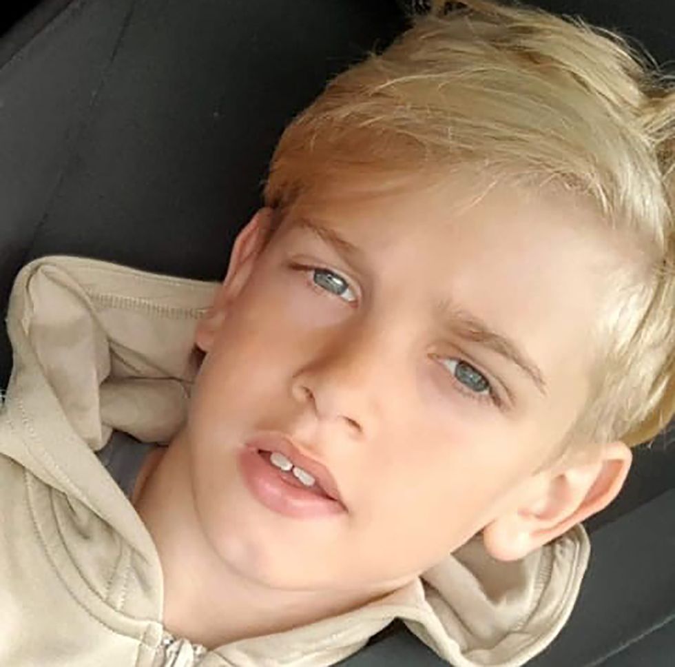 The 12-year-old has been in a coma since he was found unconscious in April