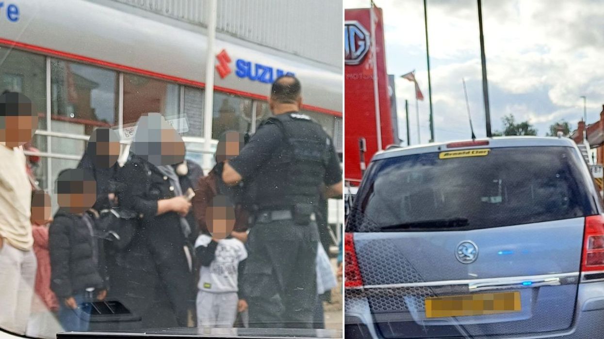 The 14 occupants of the Vauxhall Zafira