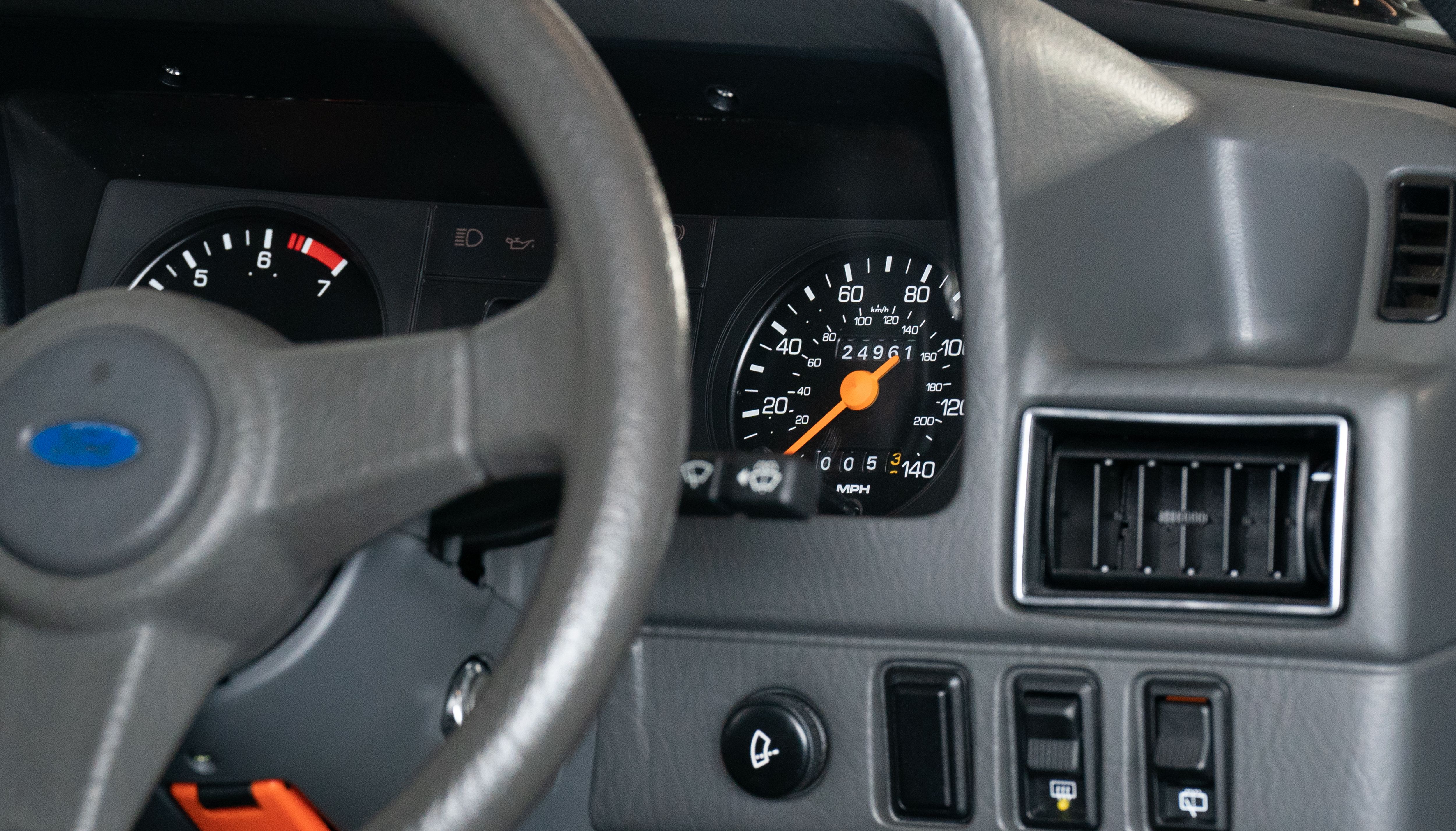 The 1985 Ford Escort RS Turbo previously owned by Diana, Princess of Wales