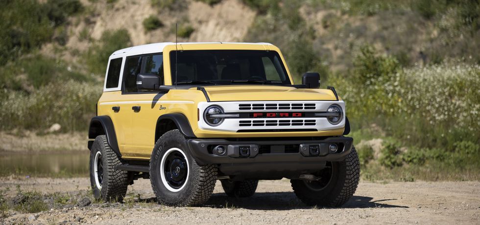 The 2023 Ford Bronco Heritage Limited Edition Yellowstone Metallic