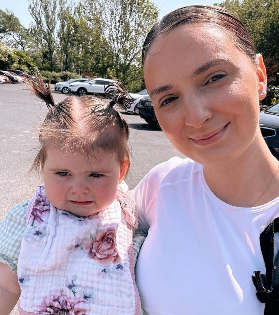 The 22 Kids and Counting star with her daughter