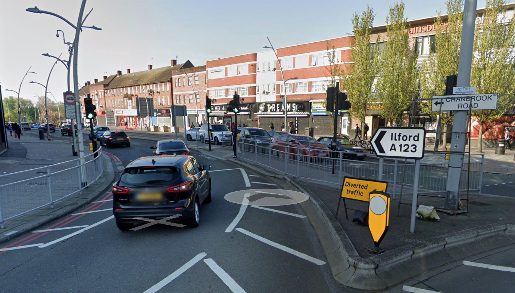 The 36-year-old was found by members of the public in Cranbrook Road, Ilford