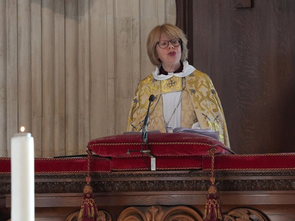 The 63-year-old, who is currently serving as bishop of London, delivered her address at St Paul's Cathedral