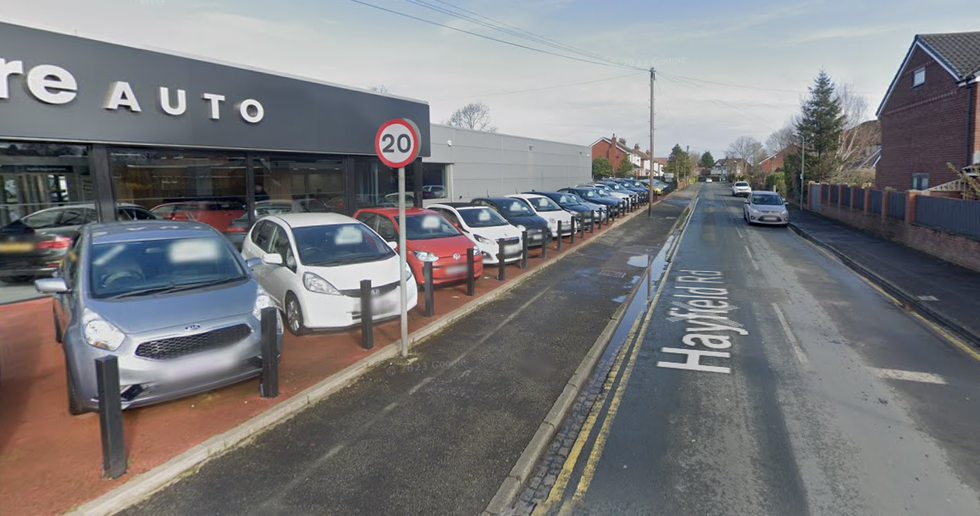 The affected car dealership