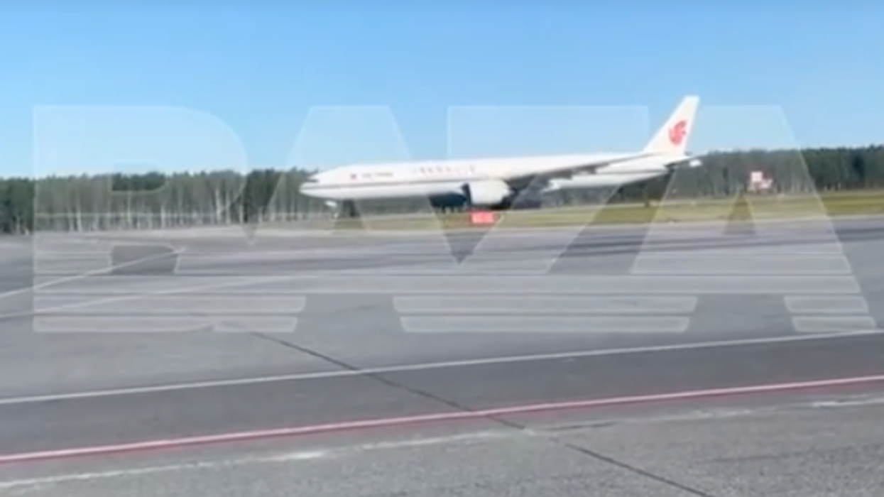 The Air China plane diverted to Nizhnevartovsk