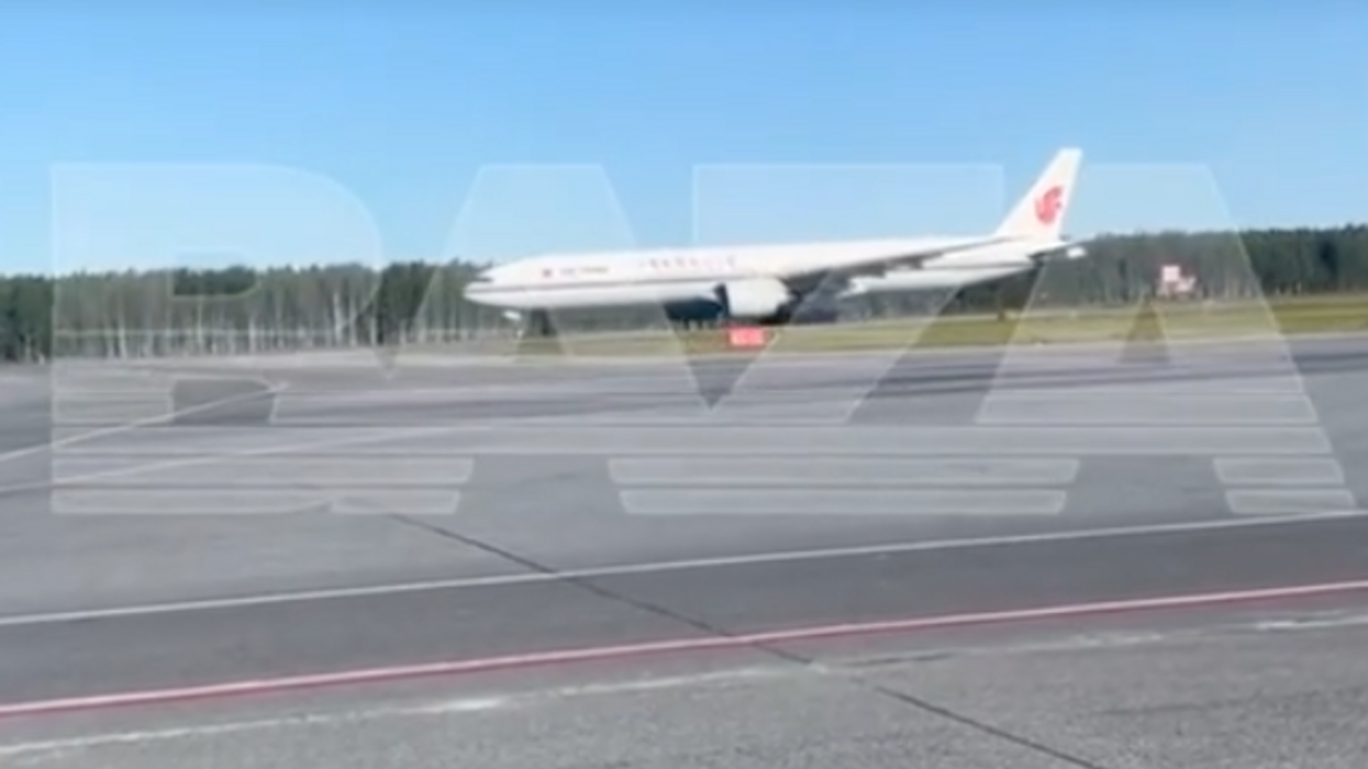 The Air China plane diverted to Nizhnevartovsk