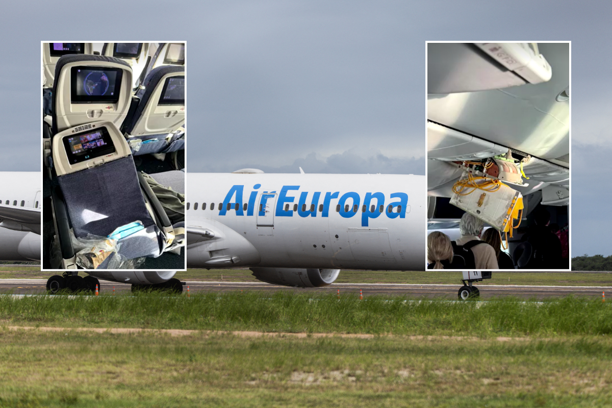 The AirEuropa flight was forced to land in Natal