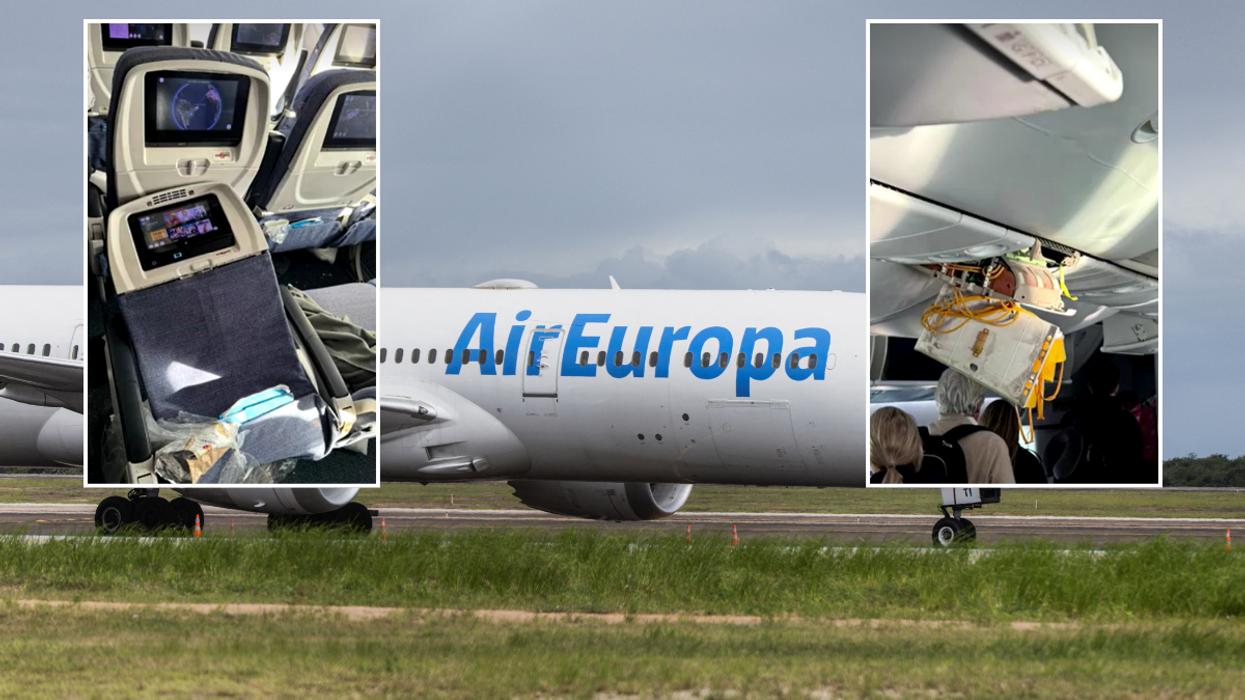 The AirEuropa flight was forced to land in Natal