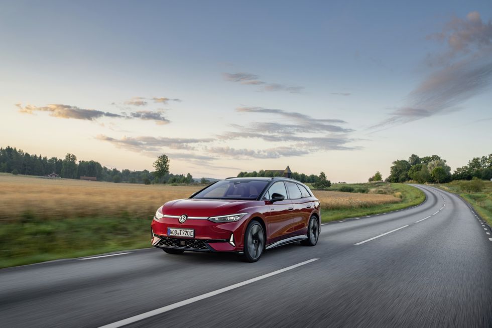 The all-electric Volkswagen ID.7 GTX Tourer