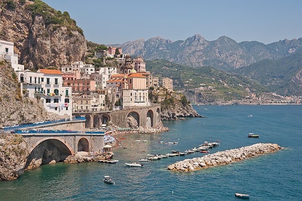 The Amalfi coast