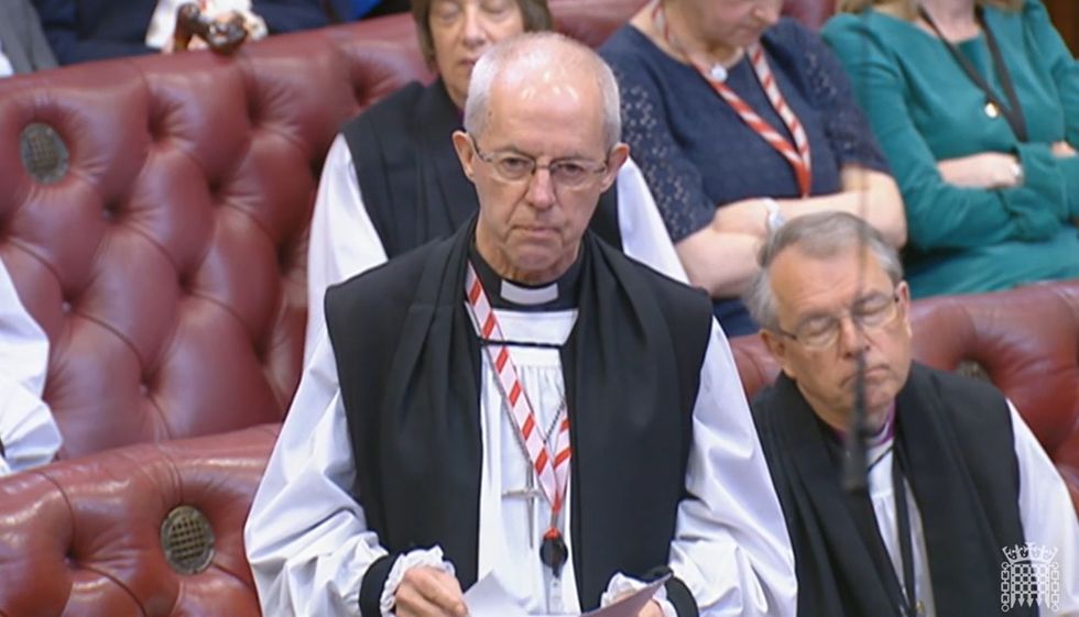 The Archbishop in the House of Commons
