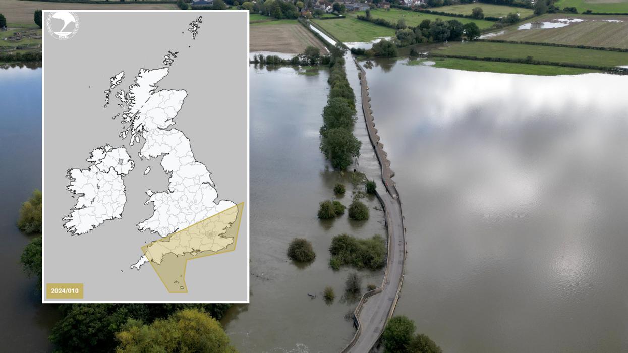 The area set to be impacted by the mesolows