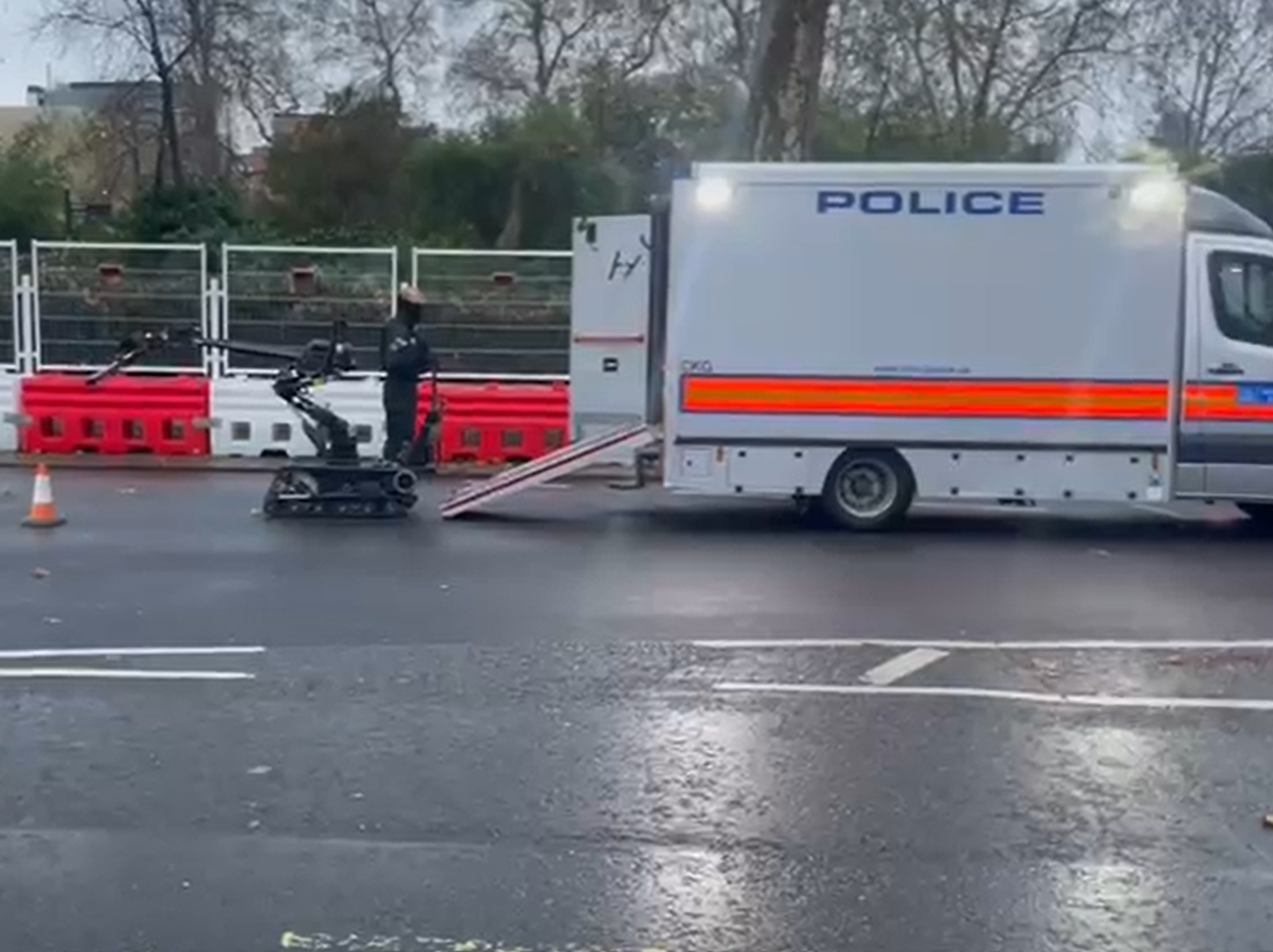 The army's bomb disposal squad