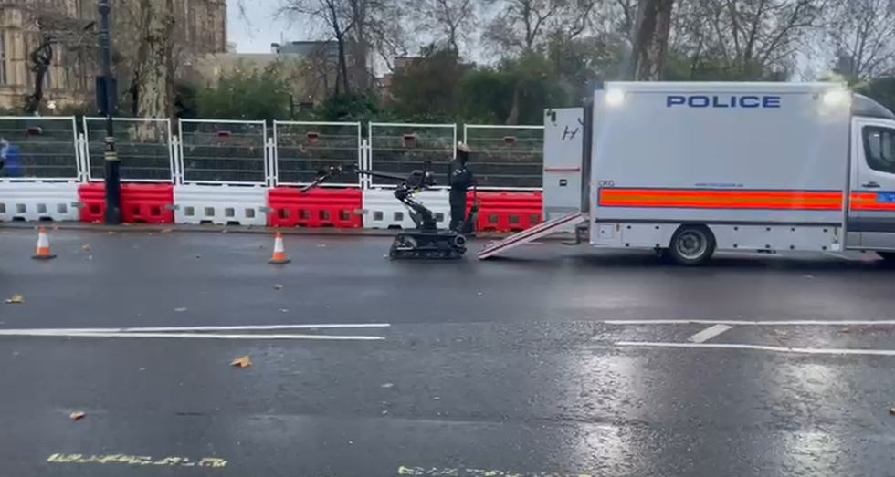 The army's bomb disposal squad