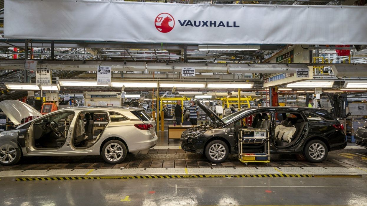 The Astra assembly line at Vauxhall's plant in Ellesmere Port