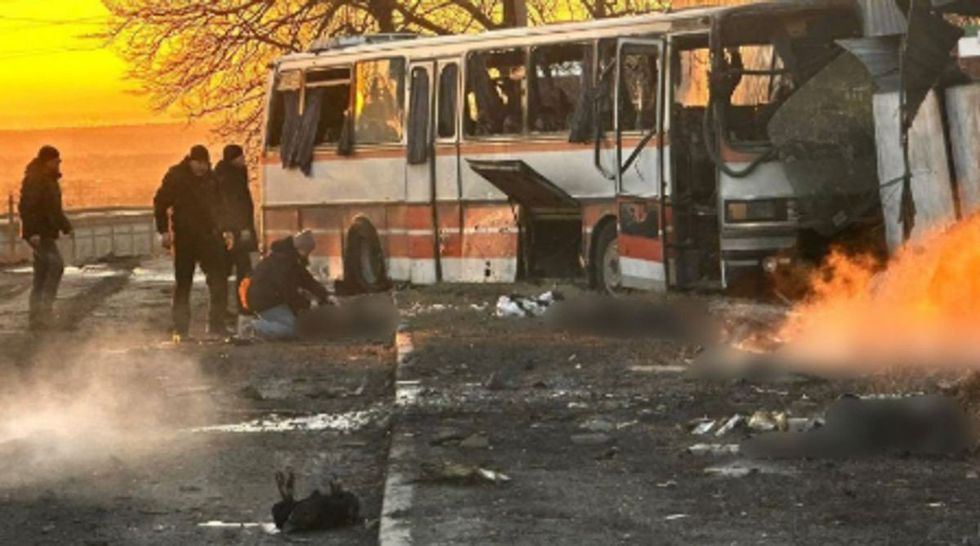 The attack targeted workers from one of DTEK's mining operations